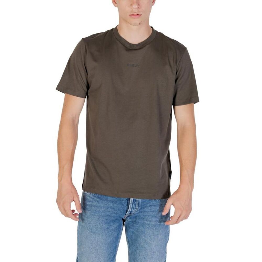 Replay Classic Short Sleeve Tee Men green Shirts